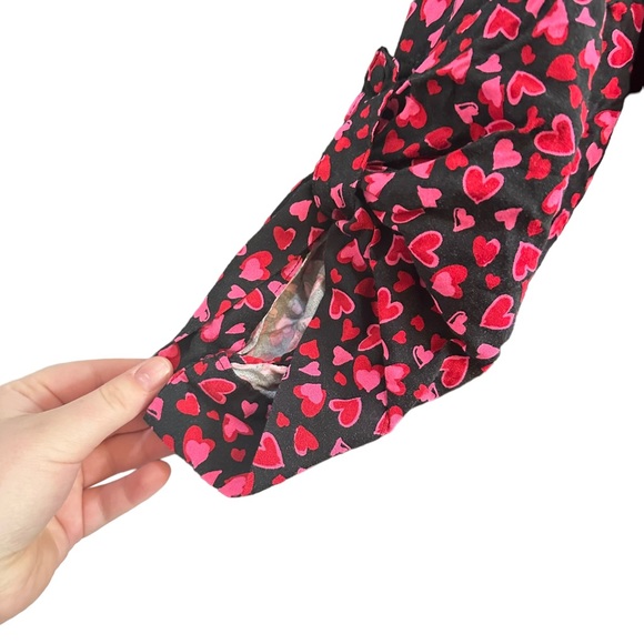 Torrid Zip Front Heart Patterned Shirt Dress Red and Black Torrid 1 - US 16/18 - Picture 6 of 10